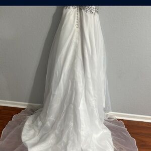 White Wedding Dress Woman
